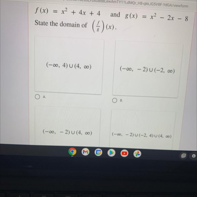 Please Help Me Understand How To Solve For The Domain!