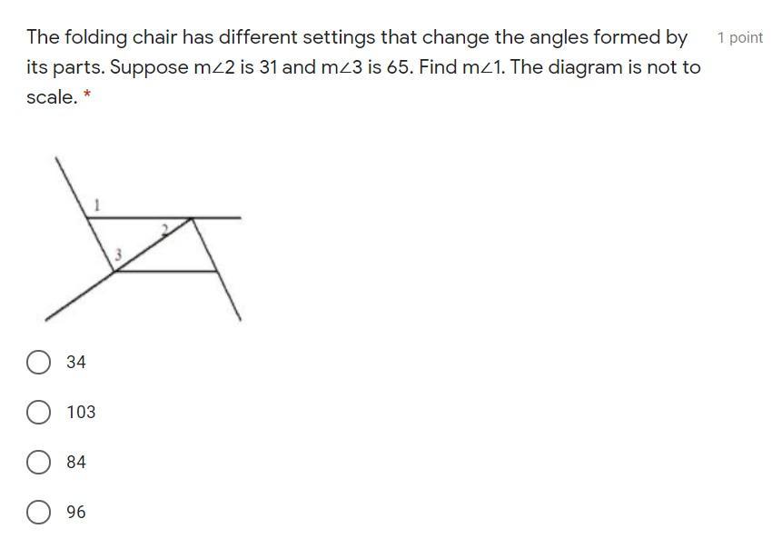 The Folding Chair Has Different Settings That Change The Angles Formed By Its Parts. Suppose M2 Is 31