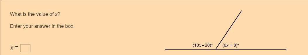 What Is The Value Of X?Enter Your Answer In The Box.