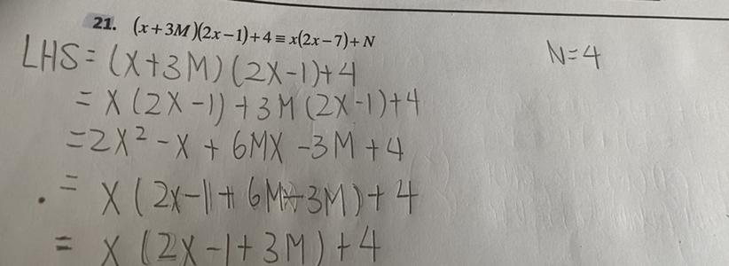 How To Find Constant M ? Did I Do Anything Wrong Here ?