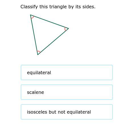 Classify This Triangle By Its Sides.