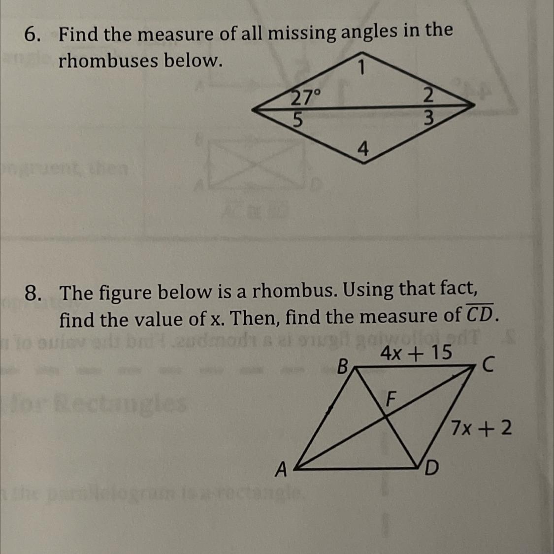 Can Someone Please Help Me Do #6 And #8 Please 