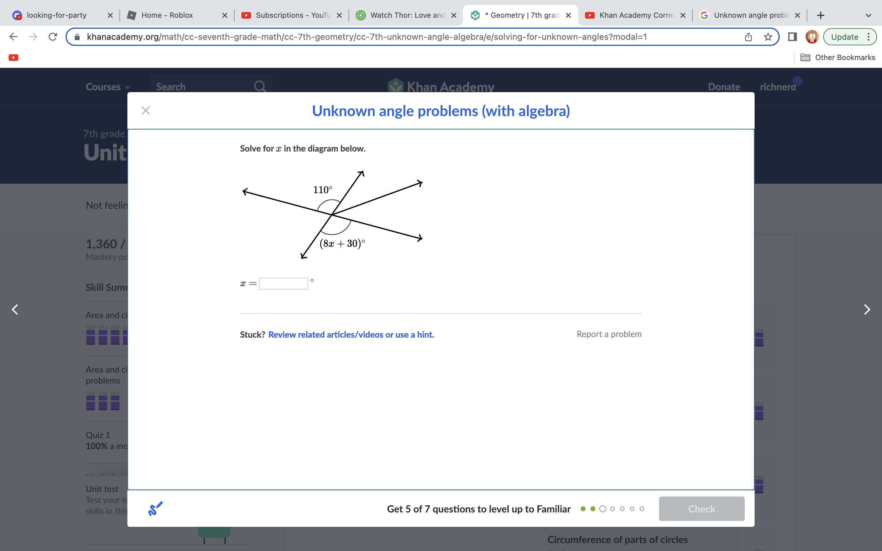 HelpSolve For X In The Diagram Below.