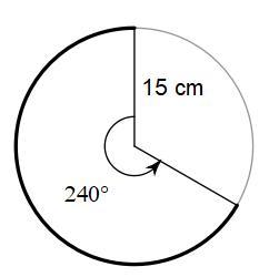 Find The Length Of The Bold Arc. Round Your Answer To The Nearest Tenth.