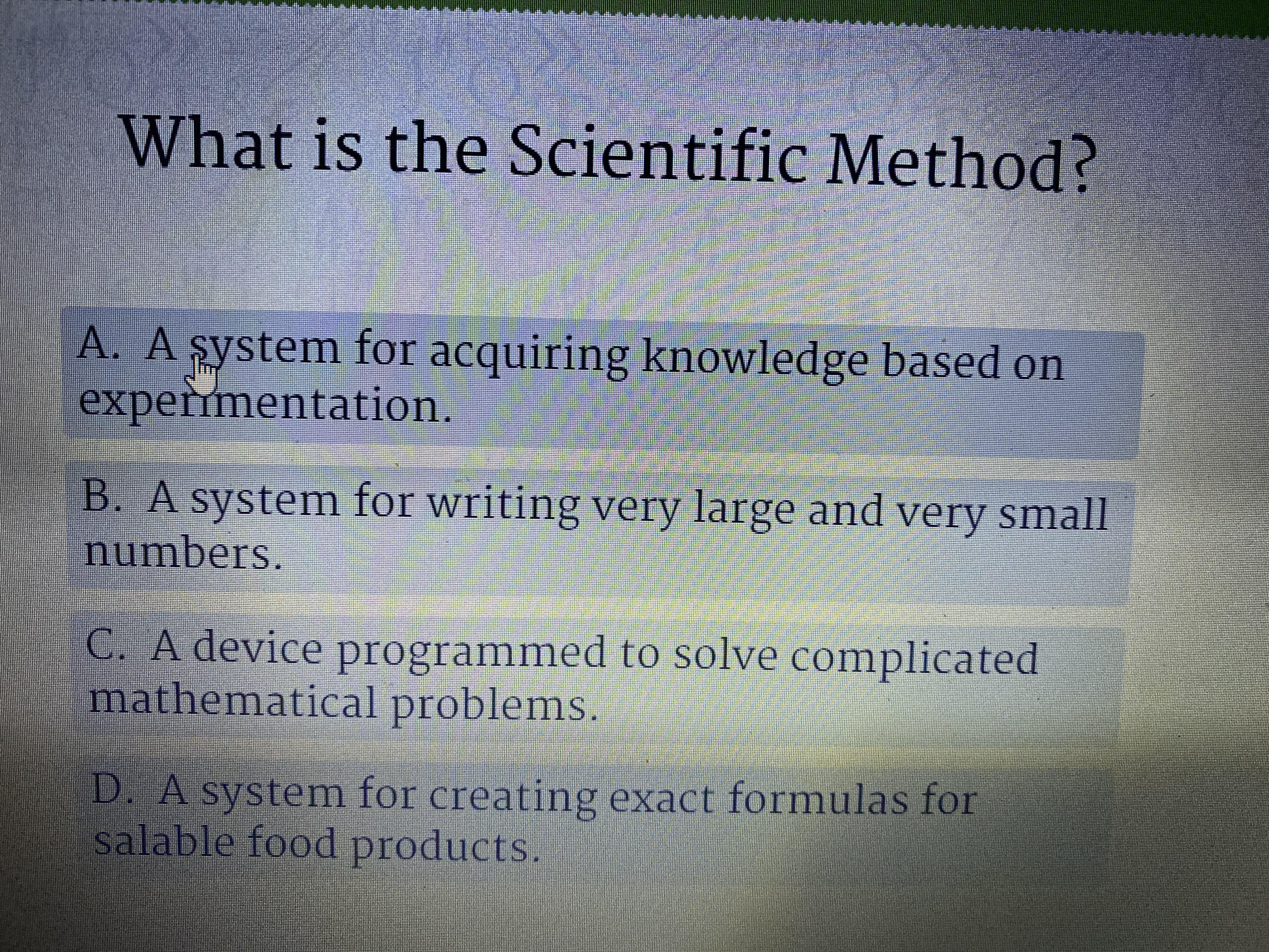 What Is The Scientific Method?