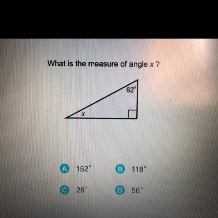 What Is The Measure Of Angle X? 