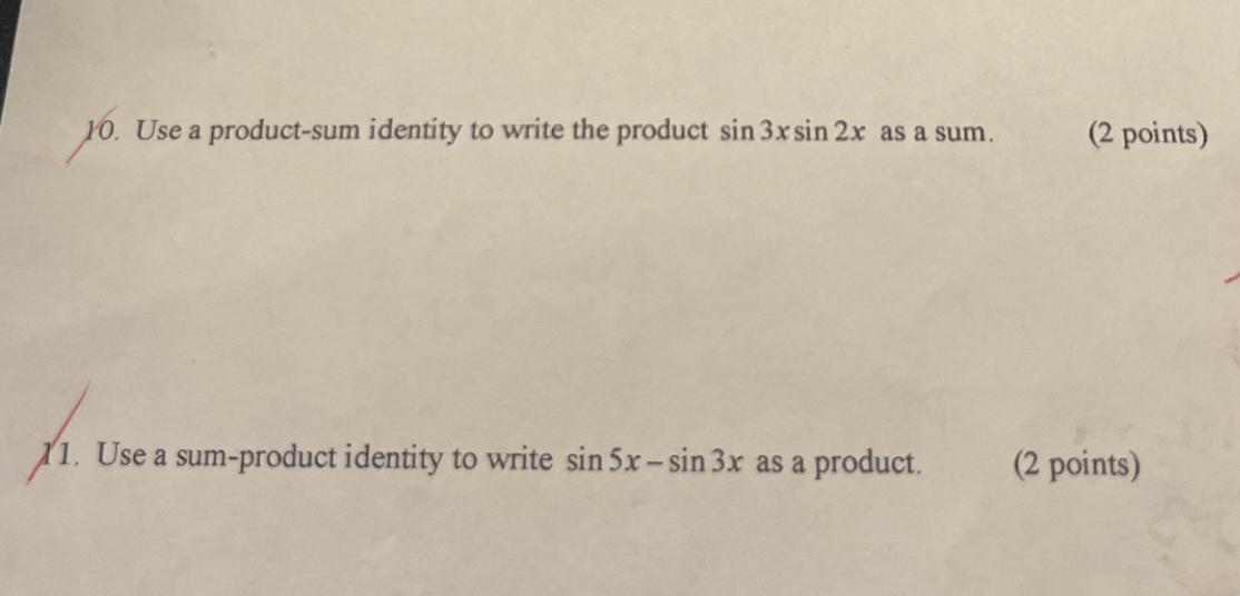 PLEASE HELP W BOTH PRECALC QUESTIONS!!!