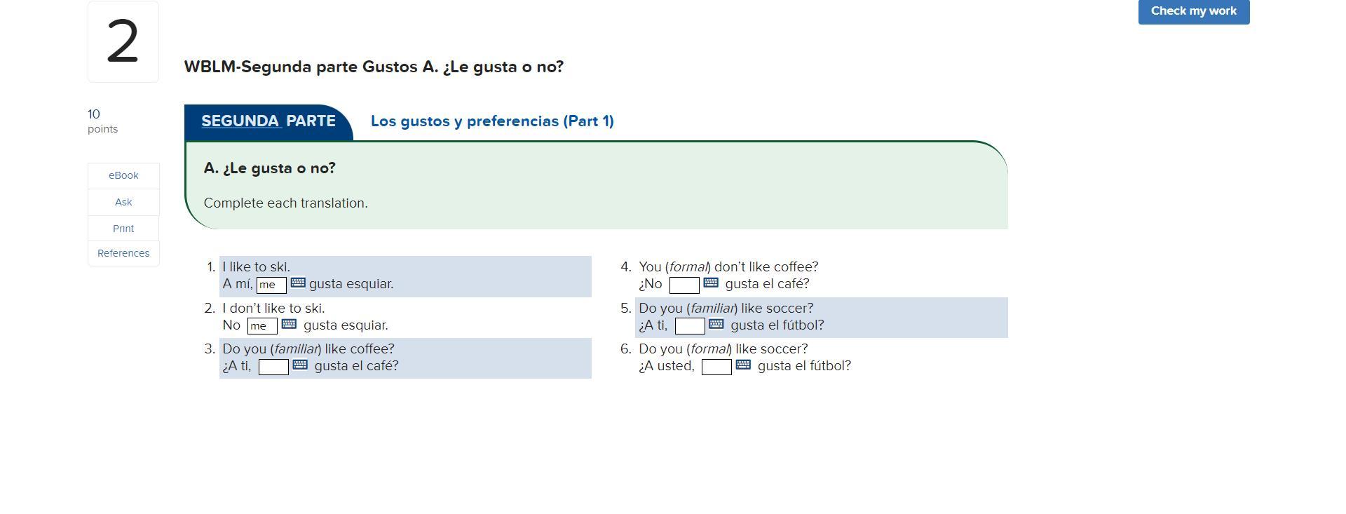 I Really Need Help, My Whole Course Is In Spanish And I Don't Understand It And Its Due Soon, PLEASE