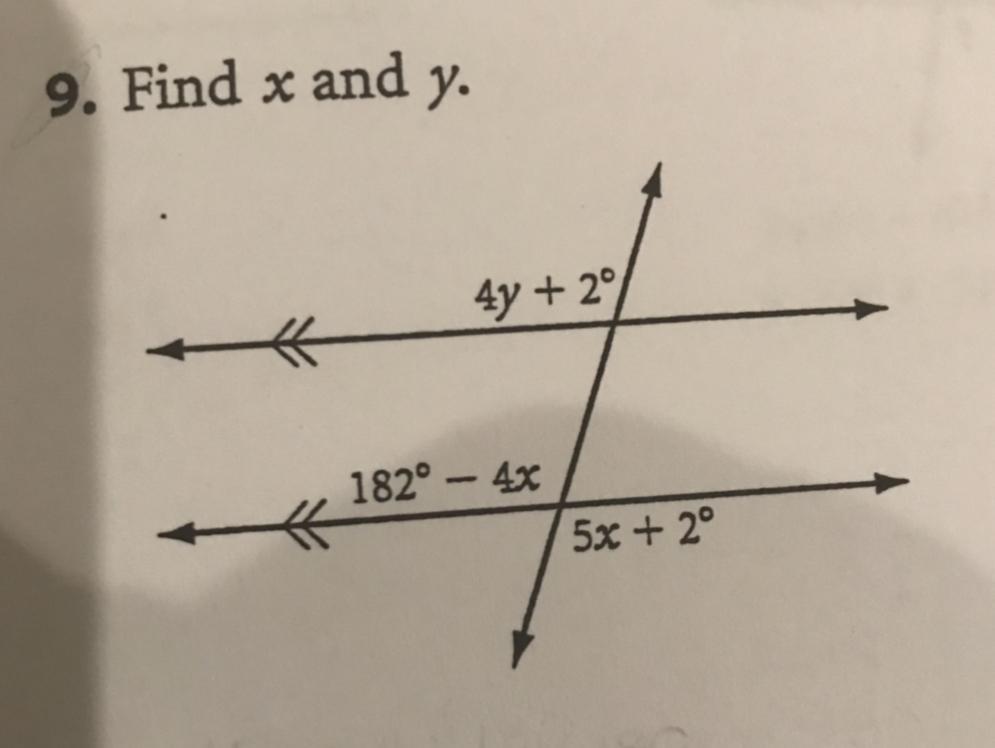 PLEASE HELP (20pts, Attachment Below) Find X And Y.