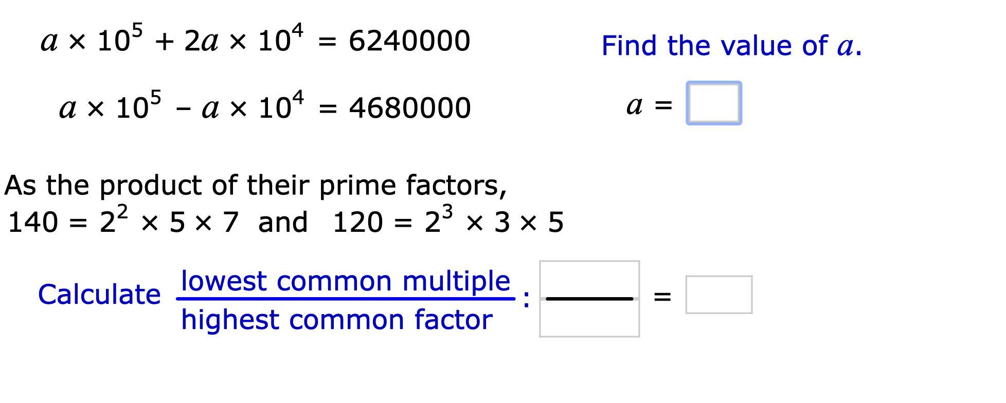 Maths Questions, Please Help! 50 Points!