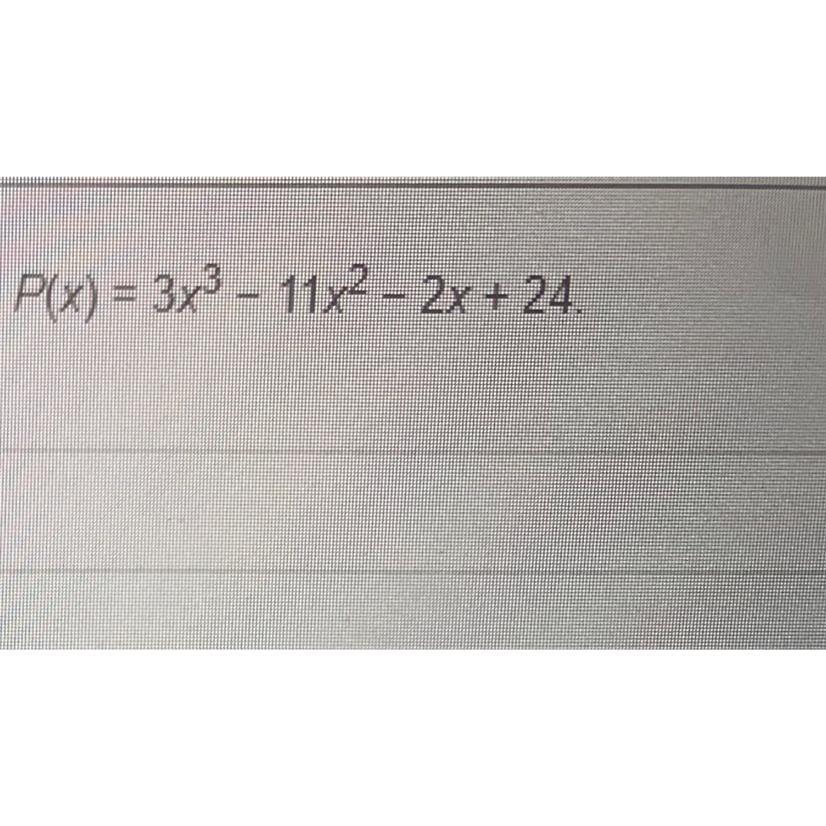 I Need Help With This Question Please Identify The Binomial That Is A Factor Of The Polynomial 