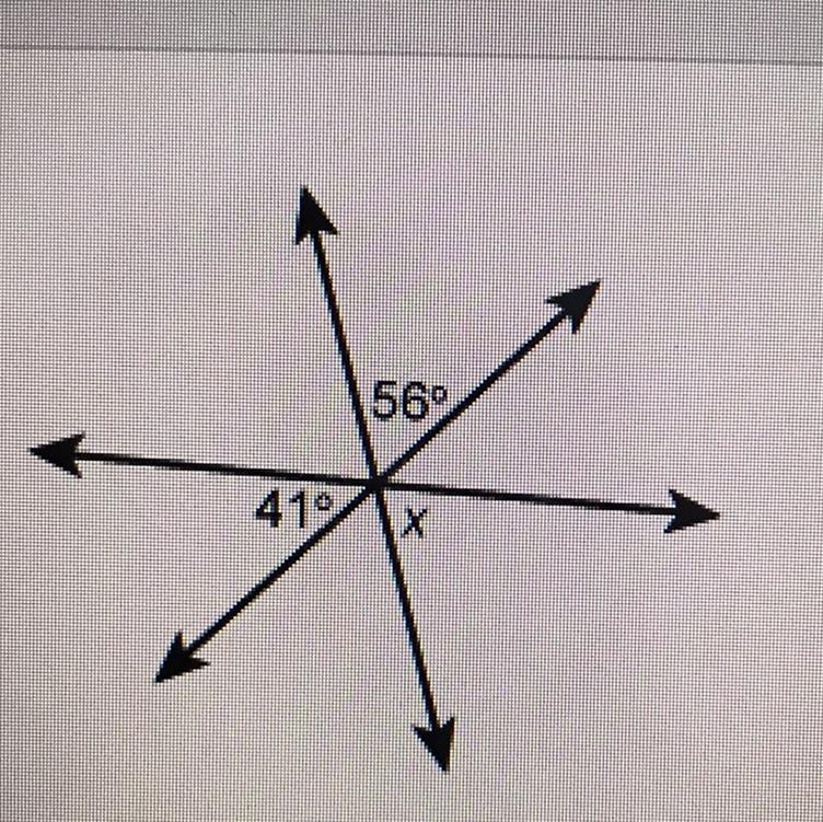 I Really Need Help!What Is The Measure Of Angle X?Enter Your Anwer In The Box X= [ ]Enter Your Anwer