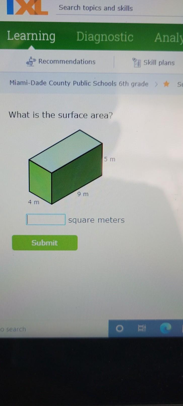 What Is The Surface Area? 