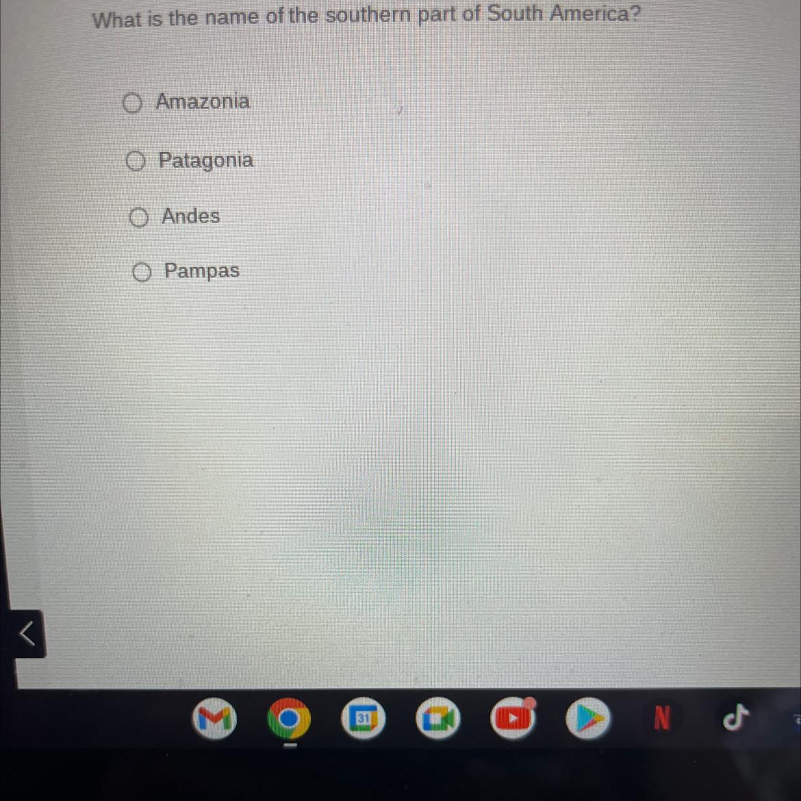 What Is The Name Of The Southern Part Of South America?