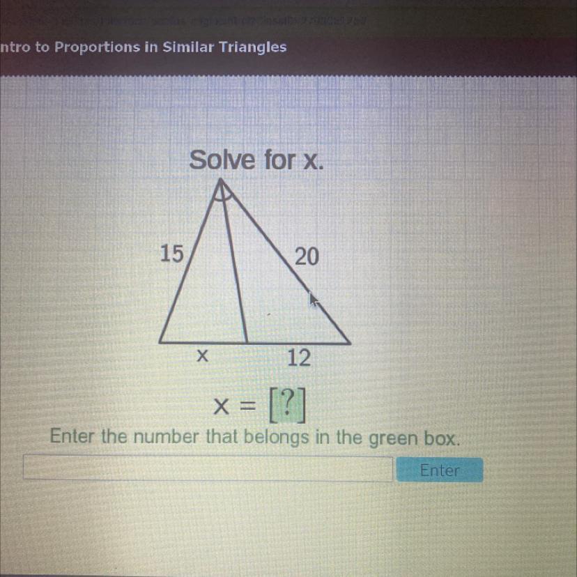 What Does X Seem To Equal?