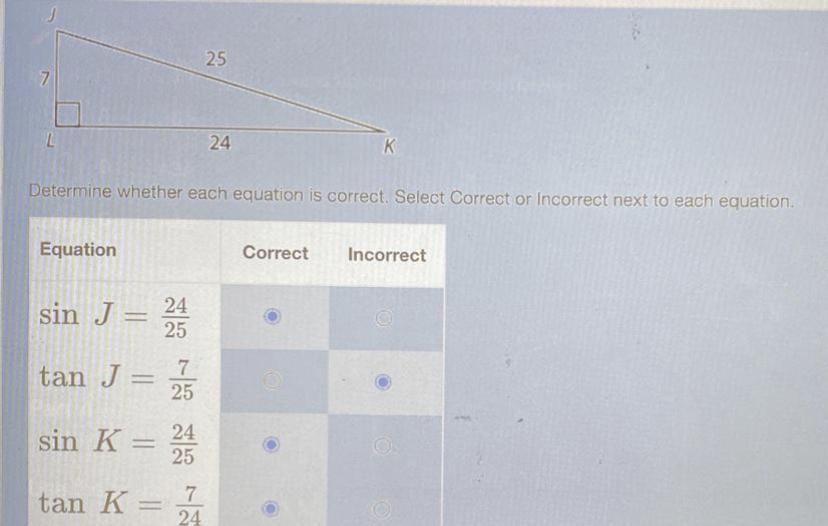 PLEASE HELP !!!!Determine Whether Each Equation Is Correct 