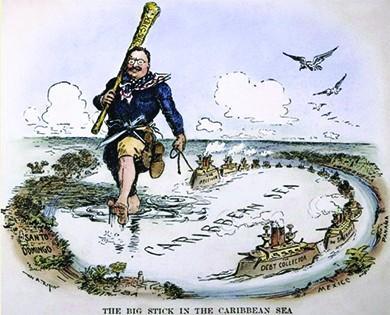 What Is President Teddy Roosevelt Attempting To Do In This Picture? What Does It Mean?