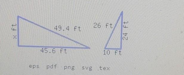 BEEN ASKING FOR AN HOUR NOW!! The Following Two Triangles Are Similar To Each Other. Find The Length