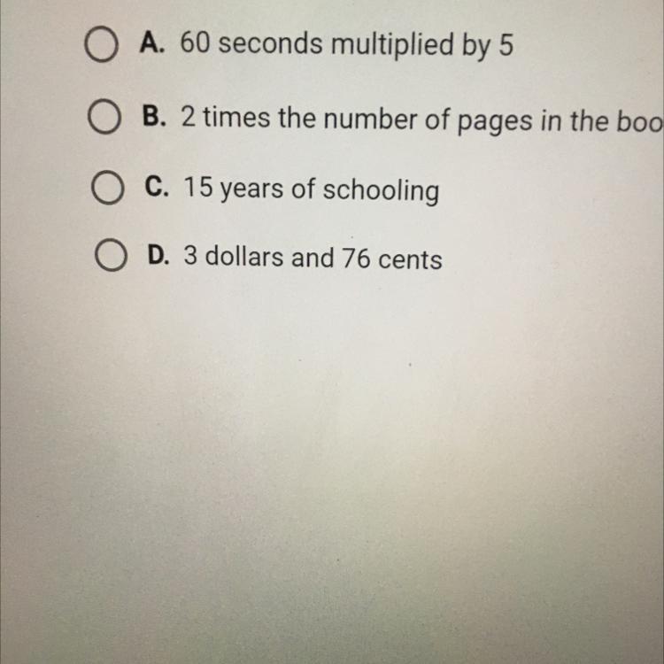 Which Phrase Describes An Unknown Or Changeable Quantity? 