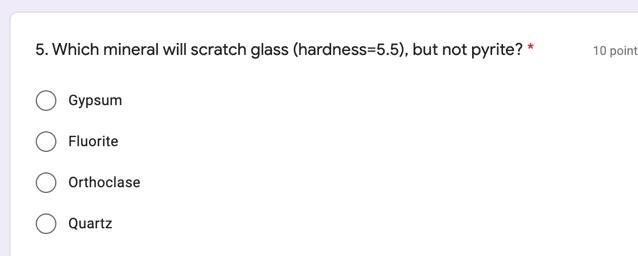 Which Mineral Will Scratch Glass?