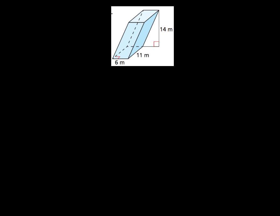 Find The Volume Of The Prism (Picture Provided)