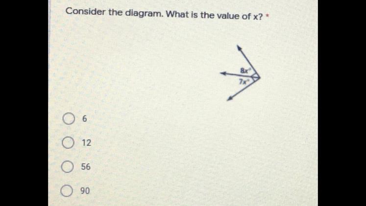 Consider The Diagram. What Is The Value Of X