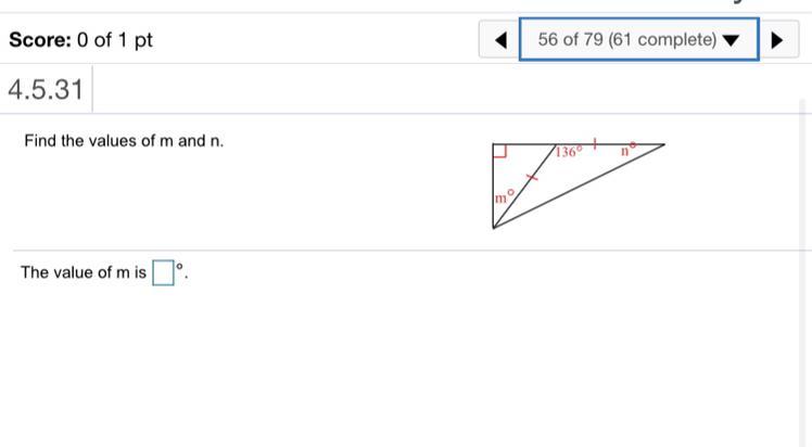 Find The Values Of M And N.