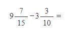 Subtract The Mixed Numbers!