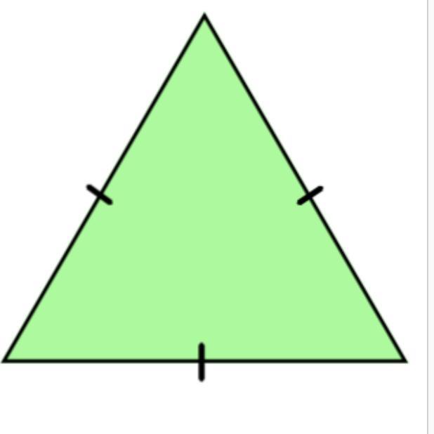 An Equilateral Triangle With Side Length 4cm Is Shown In The Diagram, Work Out The Area Of The Triangle.Give