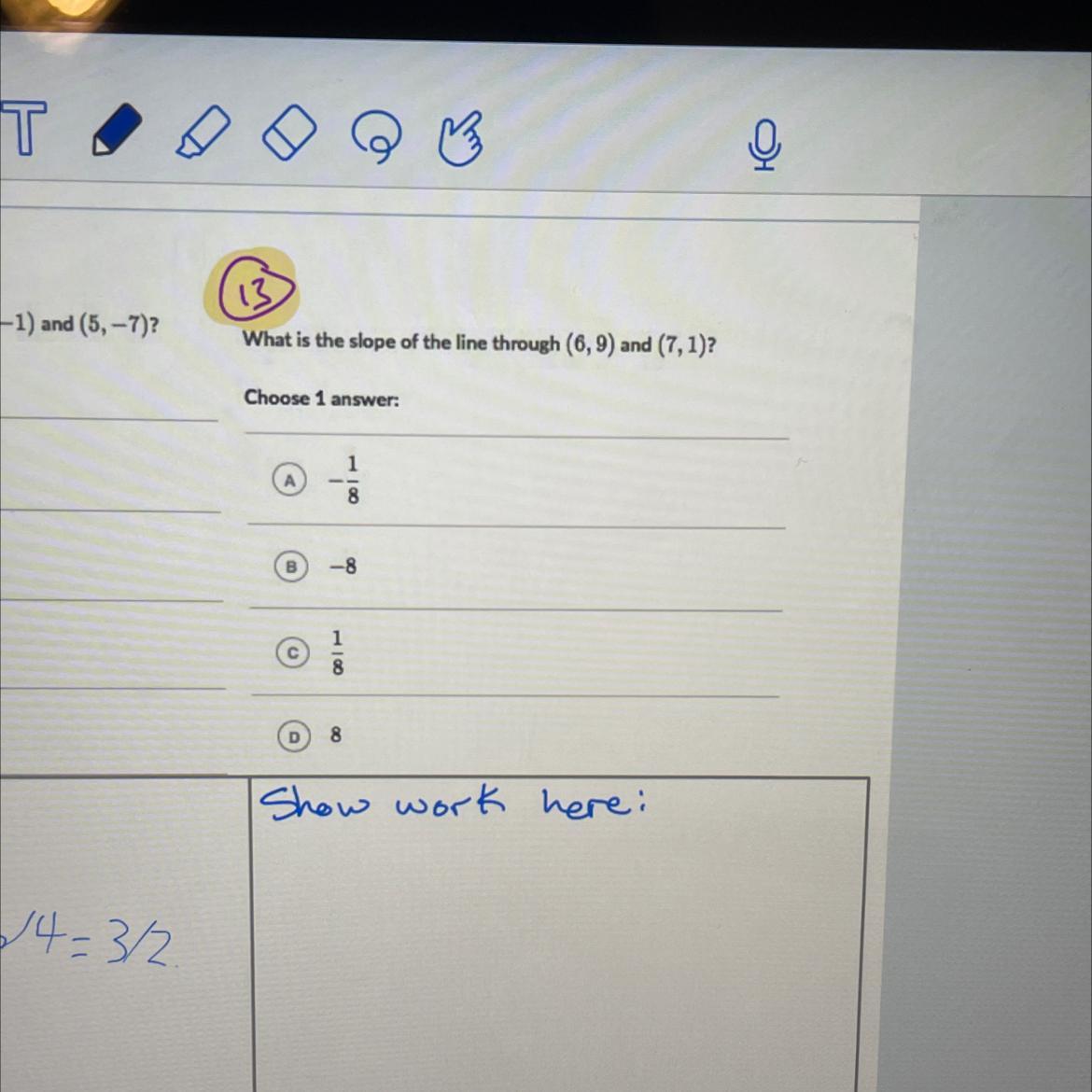8th Grade Math Pls Help And Show Work Ill Give Brainliest