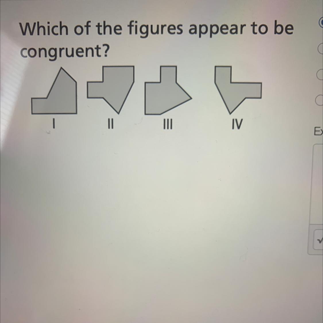 Which Of The Figures Appear To Becongruent?