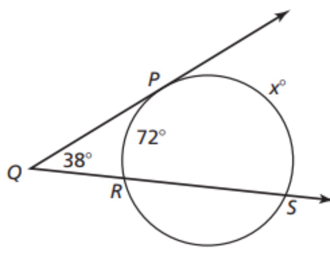 Find XSecant Tangent Angles 
