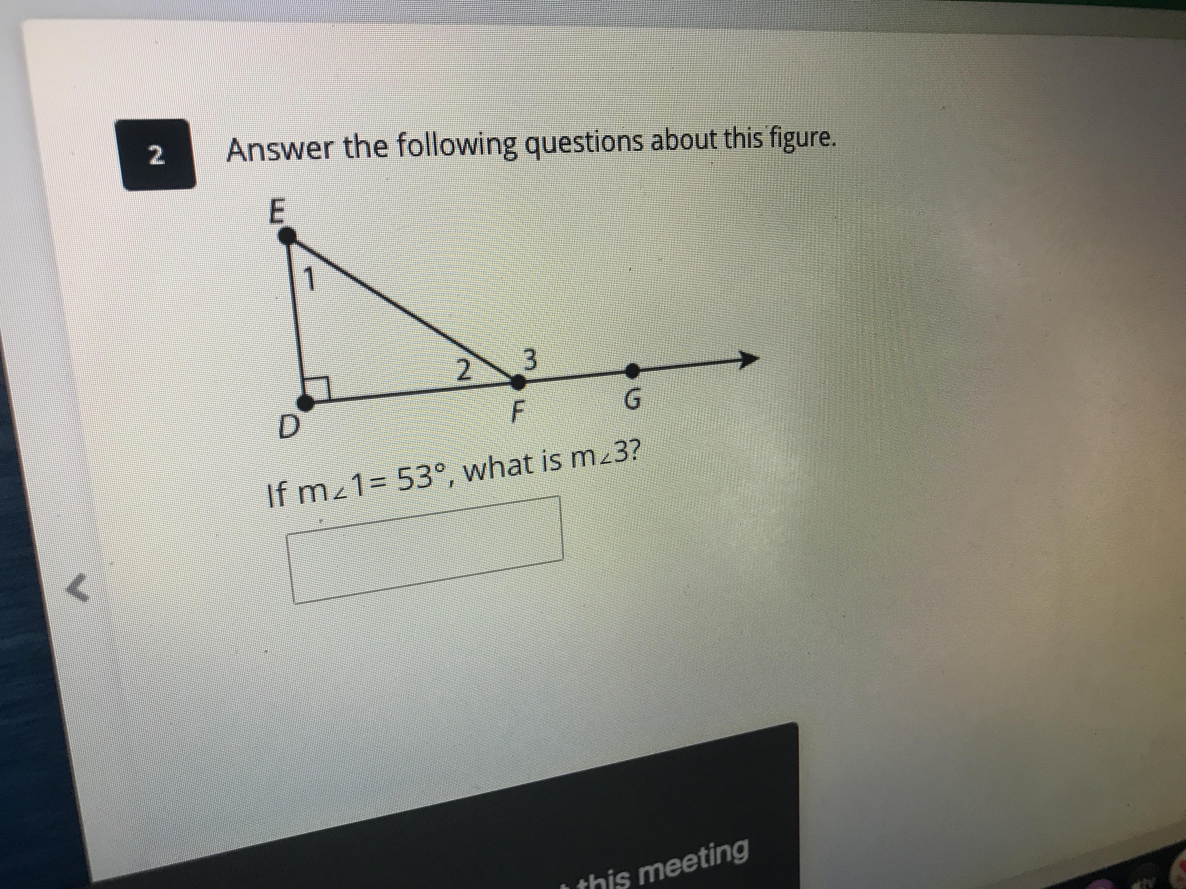 If M&lt;1 Equals 35 Whats Is M&lt;3