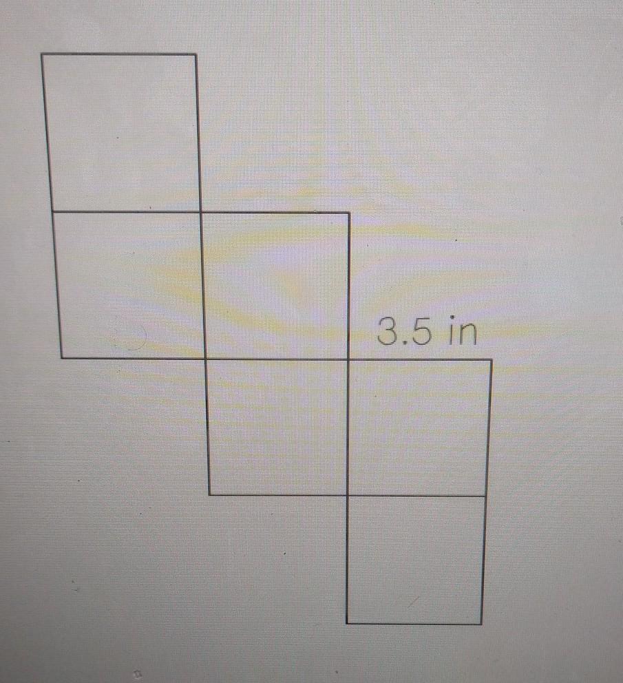 A Square Box Is Being Cut Apart And Has The Measurements Shown Below. What Is The Area Of The Box ?