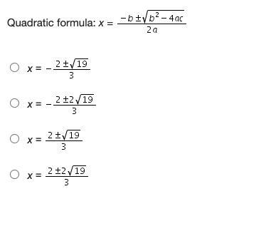 In Simplest Radical Form, What Are The Solutions To The Quadratic Equation 0 = 3x2 4x + 5?