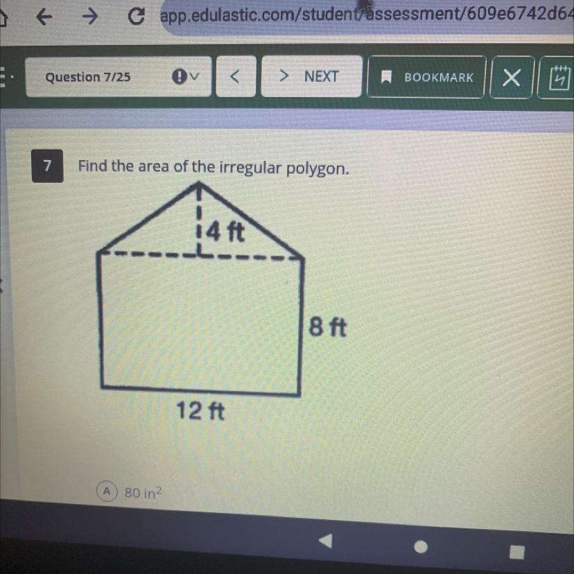 Find The Area Of The Irregular Polygon?