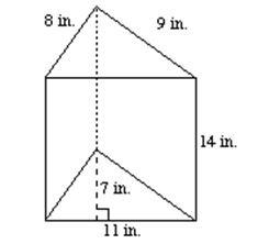 Find The Surface Area Of The Triangular Prism.