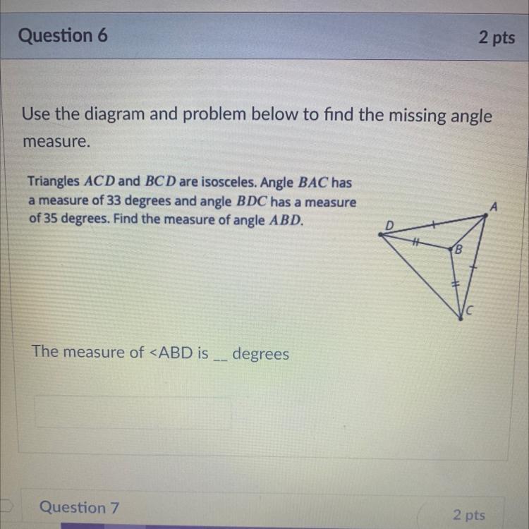 Use The Diagram And Problem Below To Find The Missing Anglemeasure.
