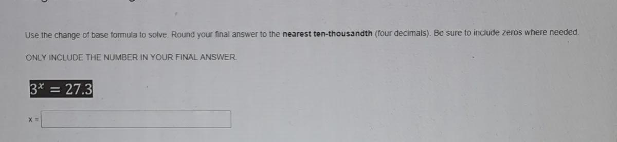 Change Baseround Final Answer To Nearest Ten ThousandONLY INCLUDE THE NUMBER OF YOUR FINAL ANSWER