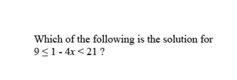 Which Of The Following Is The Solution?A. 2B. 5x&lt;2C. 2x5D. 5