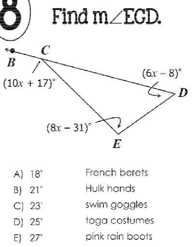 Measurements Of Angles