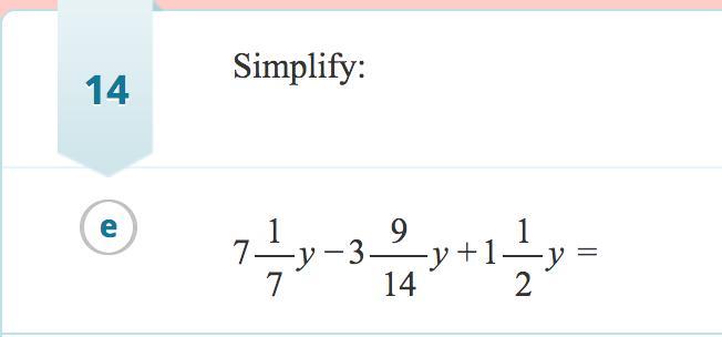 Simplify/Solve: Lesson 33(Also Please Do The Numbers Ex: 14e: {answer])