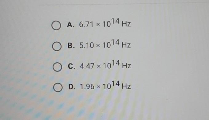 What Is The Frequency Of A Photon With An Energy Of 3.38 X 10-19 J?