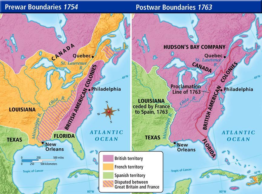 ** I GIVE THANKS AND MARK BRAINLIEST According To This Map, What Was One Impact Of The Treaty Of Paris