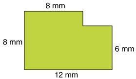 What Is The Perimeter Of The Figure Below?34 Mm40 Mm88 Mm96 MmI Probably Doing 