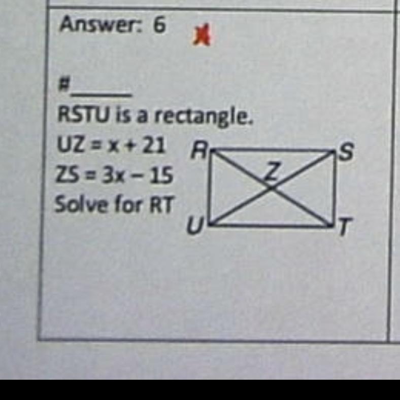 Anybody Know How To Do This? Solve For RT. 