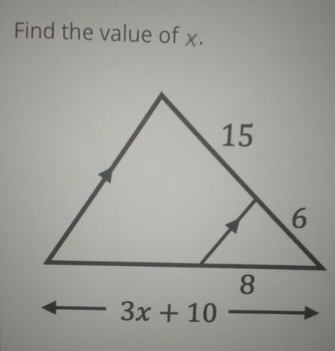 Can Someone Please Help Me Find The Valu Of X?