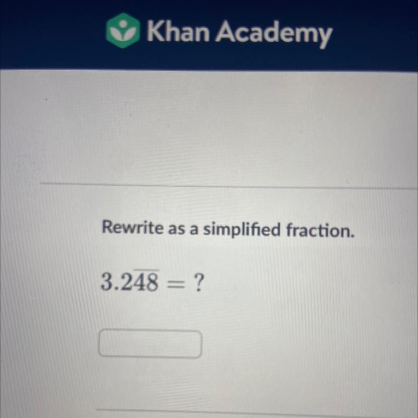 Rewrite As A Simplified Fraction.3.2^48