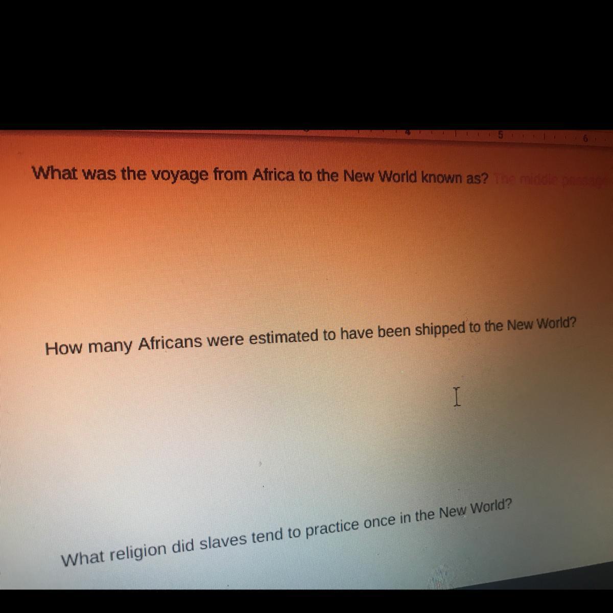 Can Someone Help Me Answer That Middle Question?