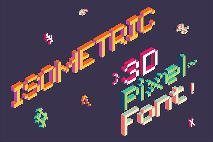 How Were These Isometric Letters Created?